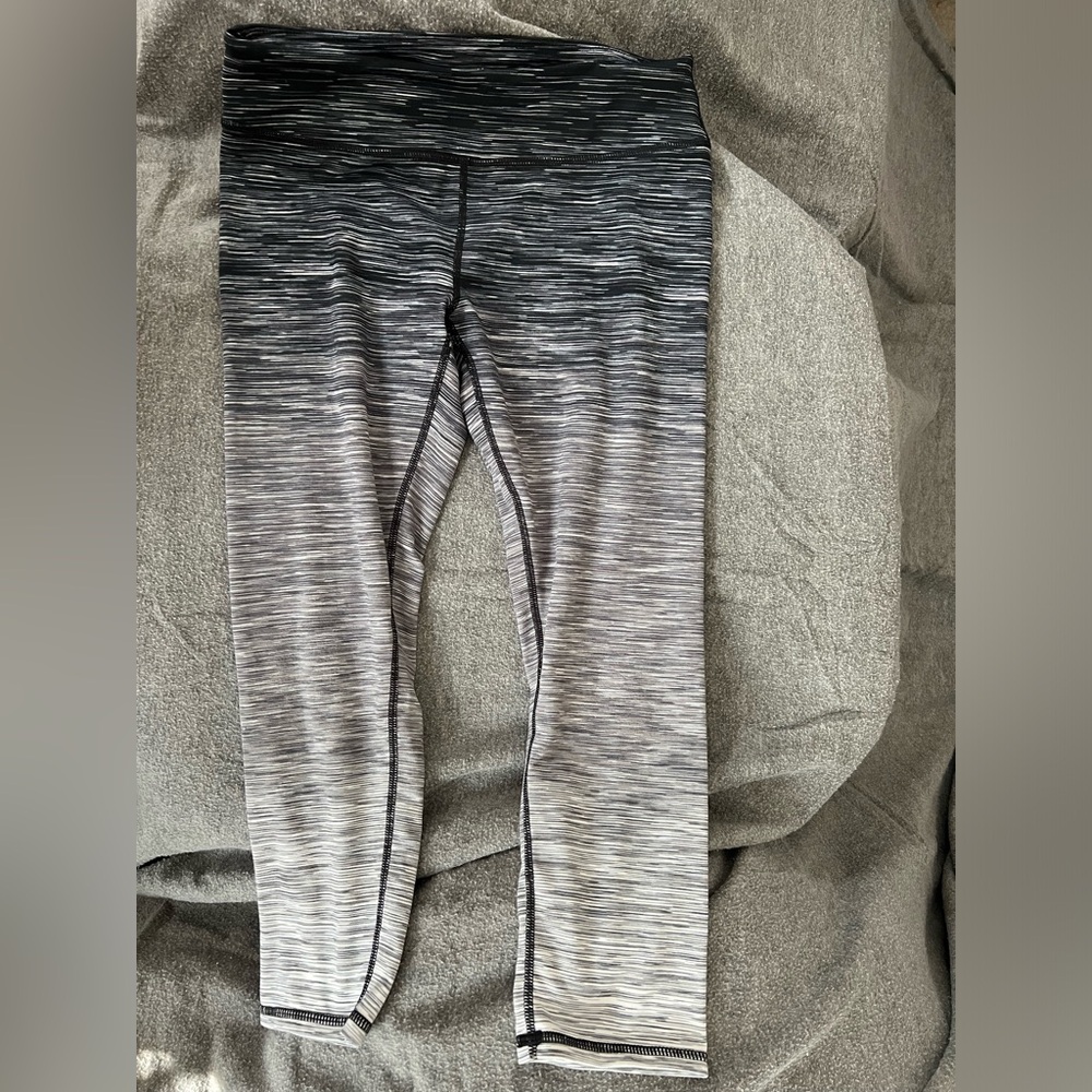 Zella Girl Black and White Leggings XL 14/16